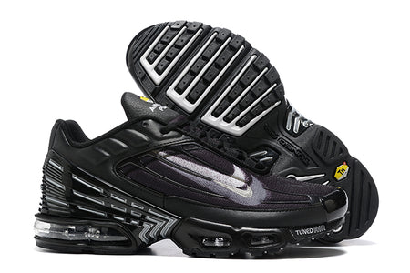 Air Max Plus 3 Stencil Swoosh Black Smoke Grey White FD0659-001