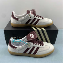 Cargar imagen en el visor de la galería, Wales Bonner x Adidas Samba Pony Cream White Mystery Brown IE0586
