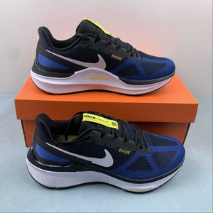 Air Zoom Structure 25 Black White Racer Blue DJ7883-003