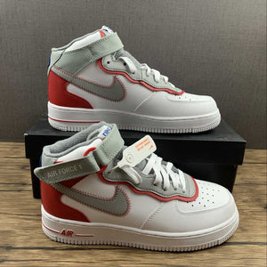 Air Force 1 07 Mid Athletic Club White Red Gray DH7451-100