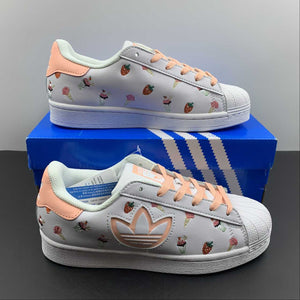 Adidas Superstar Cloud White Cloud White Ray Pink HO5667