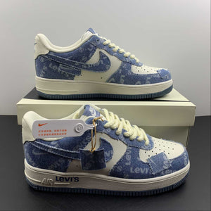 Levis x Air Force 1 07 Low Denim Blue White NZ0088-801