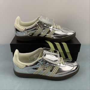 Adidas Samba Wales Bonner Silver White Greone IG8181