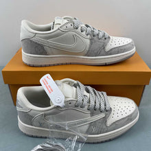Cargar imagen en el visor de la galería, Fragment Design xTravis Scott x Air Jordan 1 Low OG SP LV Beige Light Gray LJ5188-004
