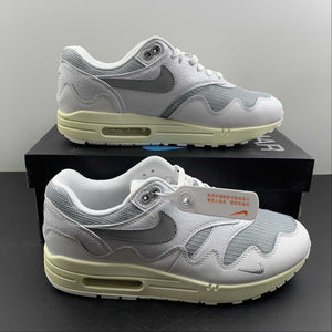 Patta x Air Max 1 Waves Metallic Silver Black DQ0299-100