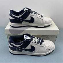 Cargar imagen en el visor de la galería, SB Dunk Low LV Dark Blue Off White Silver FC2025-301

