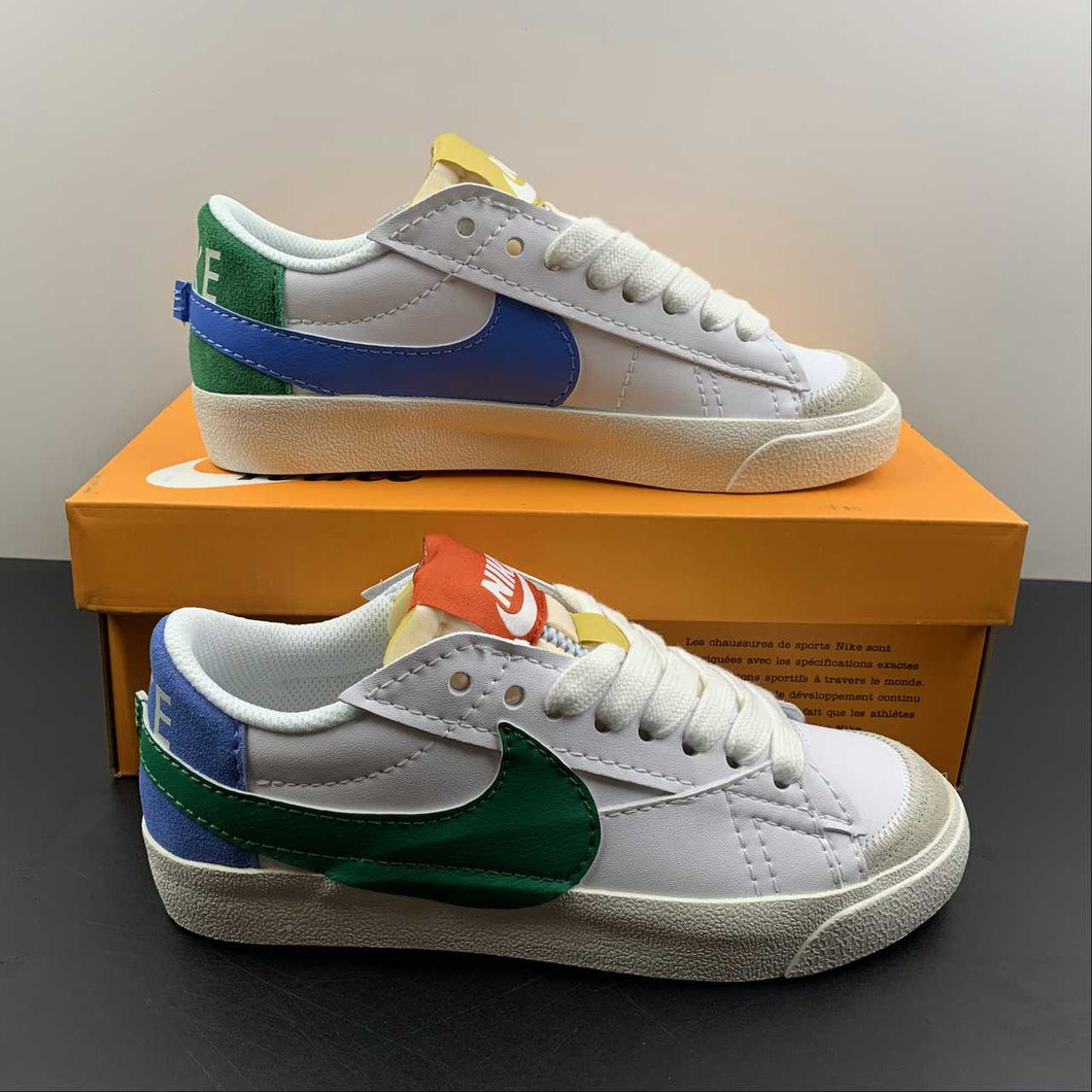 Blazer Low 77 Jumbo White Mirror Blue DQ1470-100