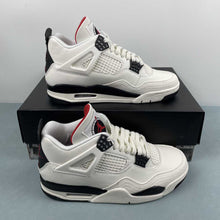 Cargar imagen en el visor de la galería, Air Jordan 4 Retro Flight Club Sail Black University Red IM4002-100

