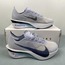 Cargar imagen en el visor de la galería, Air ZoomX VaporFly Next 4 Ghost Persian Violet Football Grey Blue Void HF6414-001
