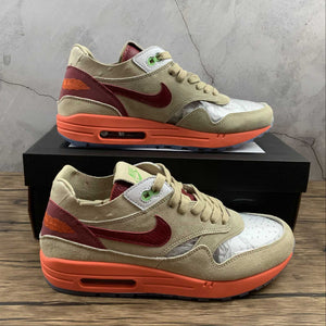 Clot x Air Max 1 Kiss of Death Net Deep Red Orange DD1870-100