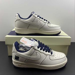 Undefeated x Air Force 1 Low Beige Dark Blue UN1315-800