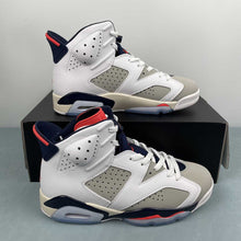 Cargar imagen en el visor de la galería, Air Jordan 6 Retro Tinker White Infrared 23 Neutral Grey White Sail 384664 104

