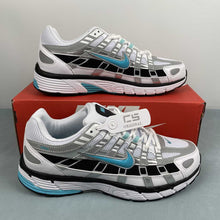 Cargar imagen en el visor de la galería, Nike P-6000 White Metallic Silver Black Dusty Cactus CD6404-103
