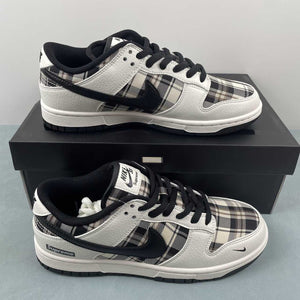 Supreme x SB Dunk Low White Black Brown SP1098-061