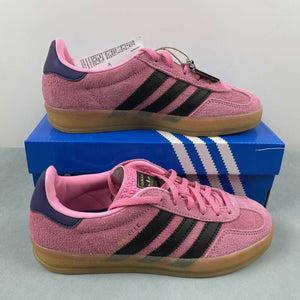 Adidas Gazelle Indoor Bliss Pink Core Black Collegiate Purple IE7002