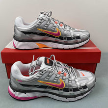 Cargar imagen en el visor de la galería, Nike P-6000 White Metallic Platinum Hyper Crimson Laser Fuchsia BV1021-100
