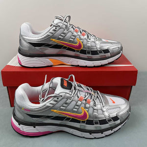 Nike P-6000 White Metallic Platinum Hyper Crimson Laser Fuchsia BV1021-100
