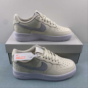 Air Force 1 Low Pale Ivory Sea Glass White Football Gray CT3839-110