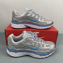 Cargar imagen en el visor de la galería, Nike P-6000 Metallic Platinum Pure Platinum Metallic Silver University Blue CD6404-025
