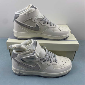 Air Force 1 07 Mid White Gray SH0235-522