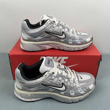 Cargar imagen en el visor de la galería, Nike P-6000 Metallic Silver Summit White-Wolf Grey IH4465-095
