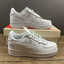 Cargar imagen en el visor de la galería, Stussy x Air Force 1 07 Low White Reflective Silver BQ6246-019
