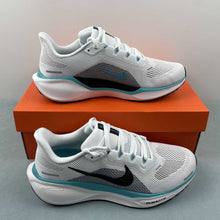 Cargar imagen en el visor de la galería, Air Zoom Pegasus 41 White Dusty Cactus Glacier Blue Black FD2722-103
