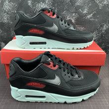 Cargar imagen en el visor de la galería, Air Max 90 Vinyl Black Cool Grey Teal Tint University Red CK0902-001
