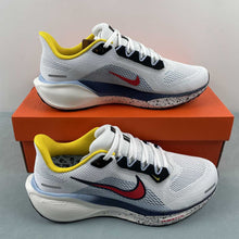 Cargar imagen en el visor de la galería, Air Zoom Pegasus 41 White Psychic Blue Speed Yellow Speed Red HJ9068-100
