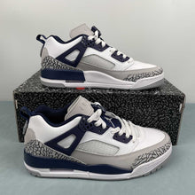 Cargar imagen en el visor de la galería, Air Jordan Spizike Low White Neutral Grey Anthracite Midnight Navy FQ1759-140
