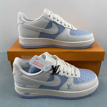Cargar imagen en el visor de la galería, Air Force 1 07 Low LV Off White Blue BB9599-203
