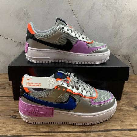 Air Force 1 Shadow Metallic Silver Fuchsia Glow CW6030-001