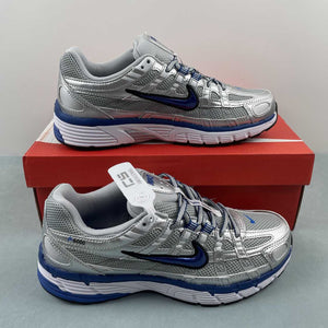 Nike P 6000 Metallic Silver White Black Team Royal BV1021-001