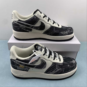 Air Force 1 07 Low Brushed Patch Off White Black FB0607-066