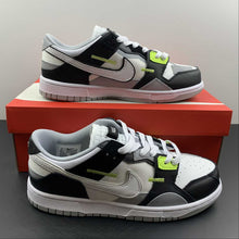 Cargar imagen en el visor de la galería, SB Dunk Low Scrap Wolf Gris Light Lemon Twist DC9723-001
