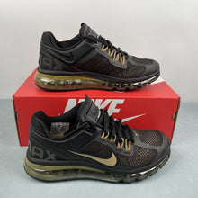 Cargar imagen en el visor de la galería, Nike Air Max 2013 Black Flat Gold HQ1927-001
