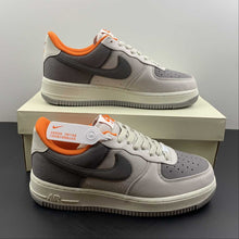 Cargar imagen en el visor de la galería, Air Force 1 07 Low QS Grey Dark Grey Orange DG2296-016
