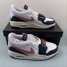 Cargar imagen en el visor de la galería, Air Jordan Legacy 312 Low GS White Navy Wolf Gray CD9054 146
