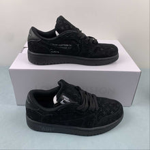 Cargar imagen en el visor de la galería, Off-White x Travis Scott x LV x Air Jordan 1 Low Black MS0232

