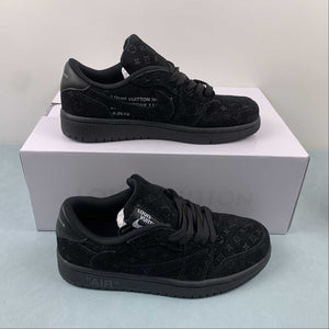 Off-White x Travis Scott x LV x Air Jordan 1 Low Black MS0232