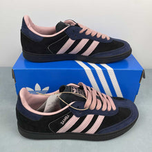 Cargar imagen en el visor de la galería, Adidas Samba OG Black Wonder Mauve Indigo JI2679
