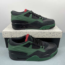 Cargar imagen en el visor de la galería, Air Jordan 4 RM Black Gorge Green University Red FQ7939-003
