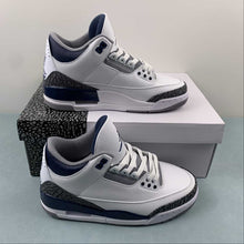 Cargar imagen en el visor de la galería, Air Jordan 3 Retro Midnight Navy White Cement Gray Black CT8532-140
