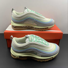 Cargar imagen en el visor de la galería, Air Max 97 Certified Fresh Coconut Milk Enamel Green Worn Blue DX5766-131
