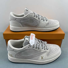 Cargar imagen en el visor de la galería, Fragment Design x Travis Scott x Air Jordan 1 Low OG SP LV Beige Gray LI5188-005
