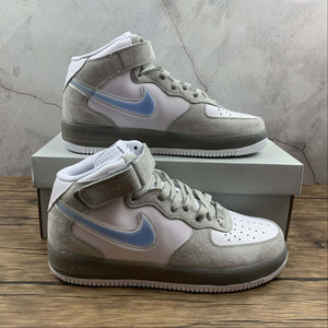 Air Force 1 07 Mid Wolf Gray White Blue BC9925-102