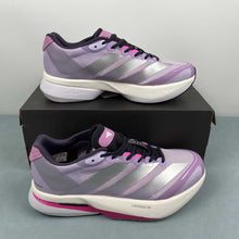 Cargar imagen en el visor de la galería, Adizero Boston 13 Powder Plum Silver Metallic Shock Pink JS4955
