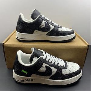 Louis Vuitton Trainer Snaker x Air Force 1 Black White LK0236