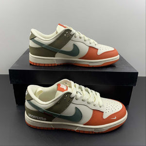 SB Dunk Low Beige Orange Green FC1688-500