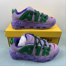 Cargar imagen en el visor de la galería, Air More Uptempo Low x AMBUSH Lilac Apple Green University Red FB1299 500
